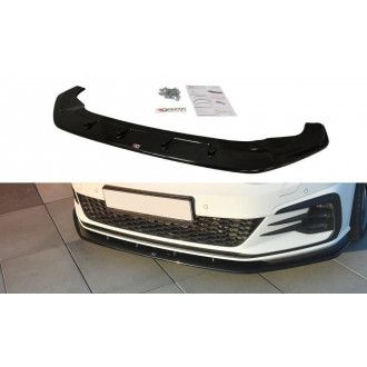 Maxton Design ABS Frontlippe V.1 für Volkswagen Golf Mk7 GTI|GTD Facelift schwarz hochglanz