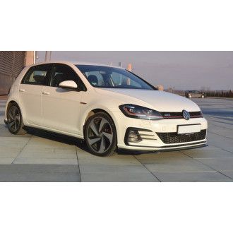 Maxton Design ABS Frontlippe V.2 für Volkswagen Golf Mk7 GTI|GTD Facelift schwarz hochglanz
