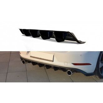 Maxton Design ABS Diffusor für Volkswagen Golf Mk7 GTI|GTD Facelift schwarz hochglanz