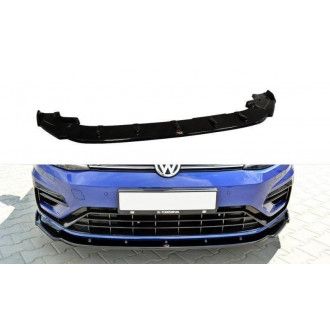 Maxton Design ABS Frontlippe V.1 für Volkswagen Golf Mk7 R Facelift schwarz hochglanz