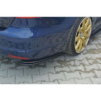 Maxton Design ABS Diffusor Seiten Eerwiterungen Flaps für Volkswagen Jetta MK6 Vorfacelift Limo schwarz hochglanz
