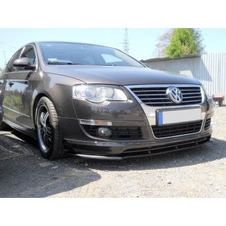 Maxton Design ABS Frontlippe für Volkswagen Passat B6 R-Line schwarz hochglanz