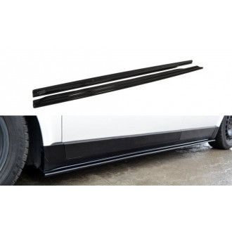 Maxton Design ABS Seitenschweller für Volkswagen Passat B5 R-Line schwarz hochglanz
