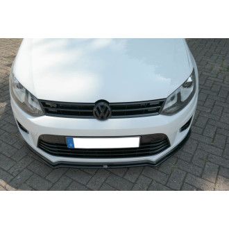 Maxton Design ABS Frontlippe für Volkswagen Polo 6R|6C GTI|R schwarz hochglanz