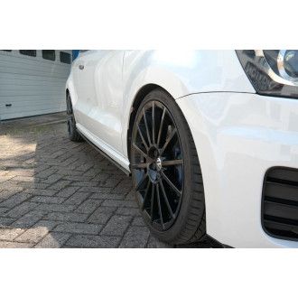 Maxton Design ABS Seitenschweller für Volkswagen Polo 6R|6C GTI|R schwarz hochglanz