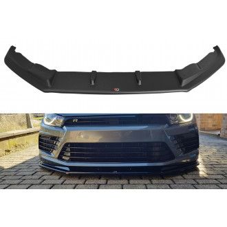 Maxton Design ABS Frontlippe V.1 für Volkswagen Scirocco MK3 R R-Line Facelift schwarz matt