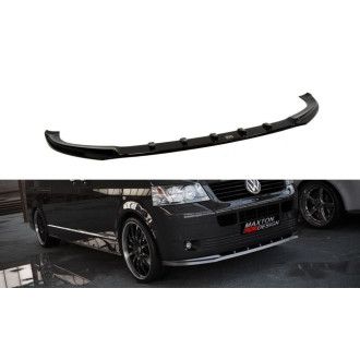 Maxton Design ABS Frontlippe für Volkswagen T5 Vorfacelift schwarz hochglanz