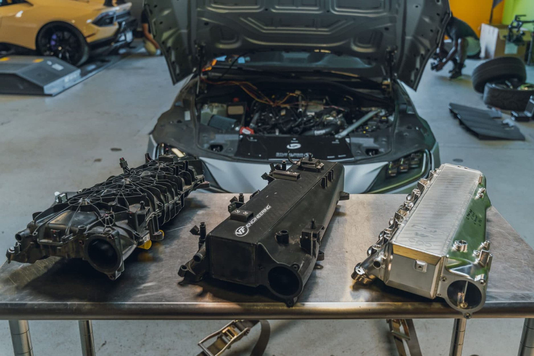 CSF Ladeluftkühler-Krümmer für Toyota Supra A90 91 und BMW F-Serie B58 Gen 2 (11) 