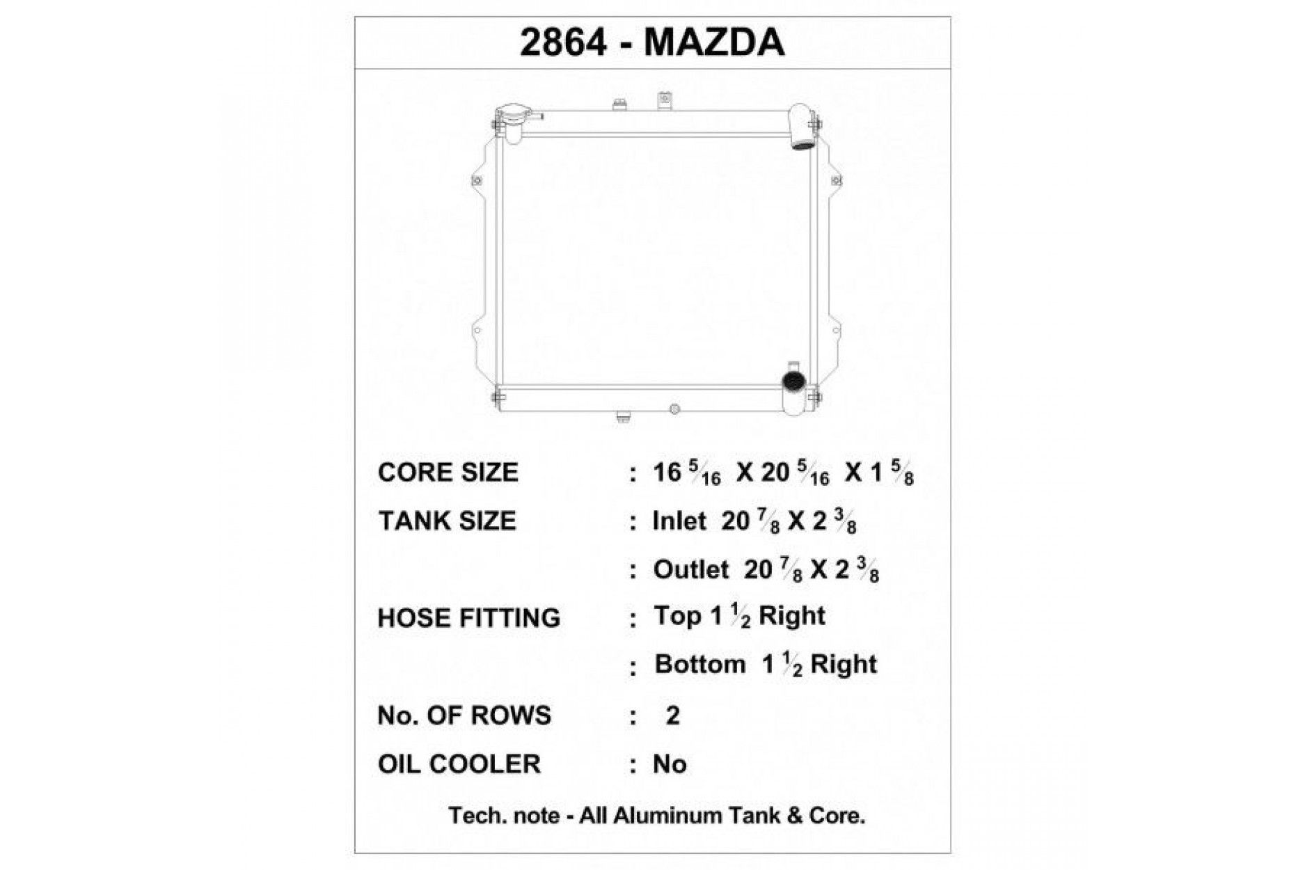 CSF Wärmetauscher Wasserkühler für Mazda RX-7 1989-1991