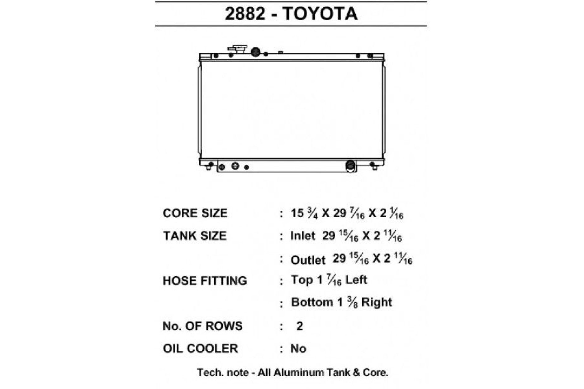 CSF Wärmetauscher Wasserkühler für Toyota Supra 1993-1998 (2) 