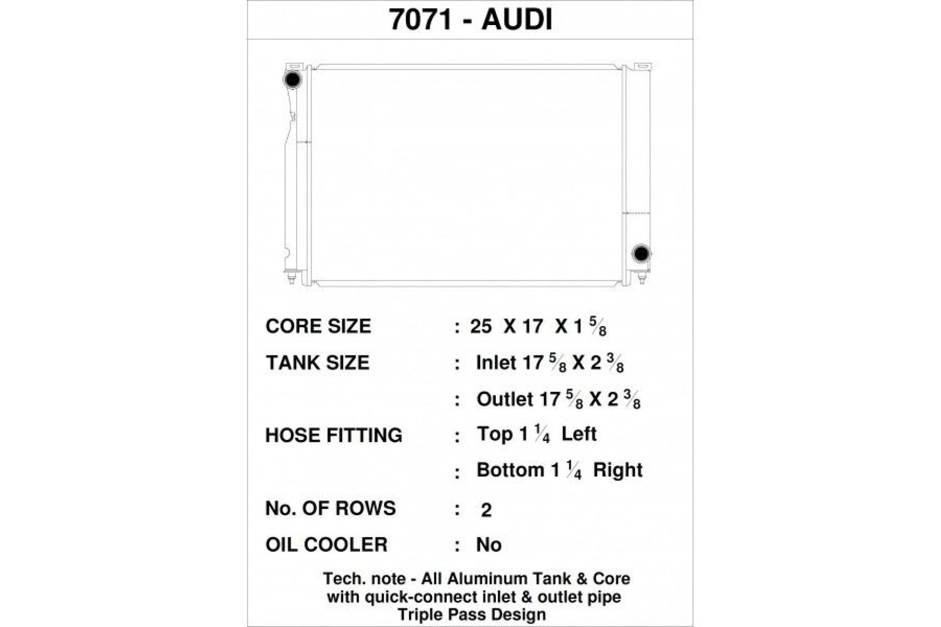 CSF Wärmetauscher Wasserkühler für Audi B5 S4 1997-2002
