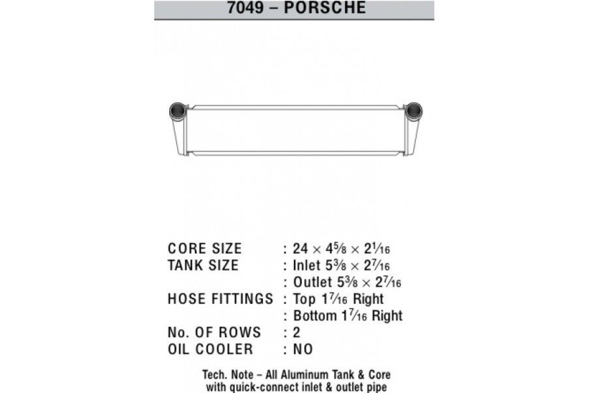 CSF Wasserkühler für Porsche Boxster (987) | Cayman (987) | 911er Carrera (997) mitte