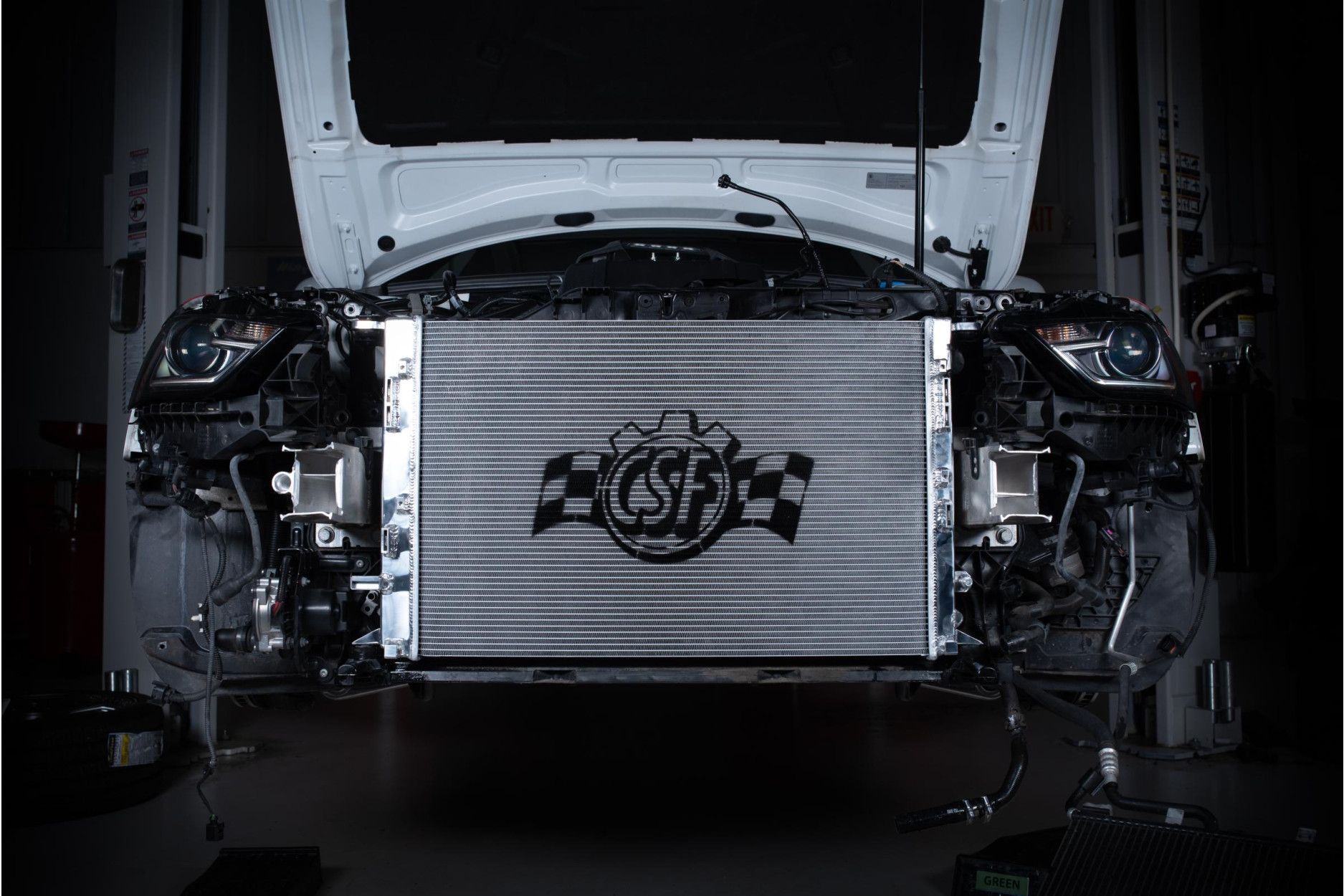 CSF Hochleistungs-Wasserkühler mit integriertem Getriebeölkühler für Audi B8 S4 und S5 (14) 