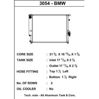 CSF Wärmetauscher Wasserkühler für BMW E36 320i 323 325 328 M3