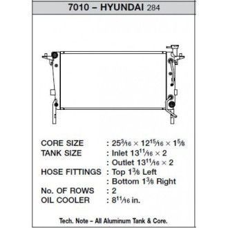 CSF Wärmetauscher Wasserkühler für Hyundai Genisis 2.0 Turbo (Automatik)